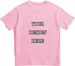 Custom Shirts Add Your Own Text Name Logo Photo Image Personalized Cotton Tee for Men Women Pink Large