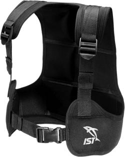 IST VSA0240 Free Diving/Apnea Weight Vest, Holds Up to 35lbs. Black X-Large
