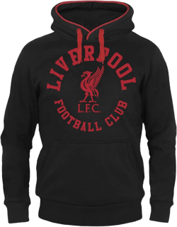 Liverpool Football Club Official Soccer Gift Mens Graphic Fleece Hoody