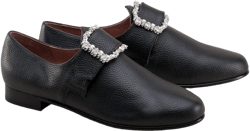 Schuyler 18th Century Shoes (Black)