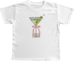 Women Y2K Aesthetic Graphic Baby Tees Short Sleeve Crewneck Fitted Crop Tops Teen Girl Summer Vintage White T Shirt Small P Martini Glass Bow