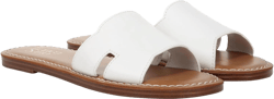 Franco Sarto Women's Romana Slide Sandal 5 White