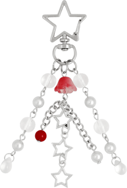 Sacina Red Cute Jellyfish Keychain, Star Phone Charms, Star Bead Phone Keychain, Y2k Aesthetic Keychain, Y2k Phone Charms, Christmas Gift for Women, Green : Clothing, Shoes & Jewelry