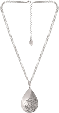 The Pioneer Woman Silver-Tone Antique Finish Pendant Necklace, Women's