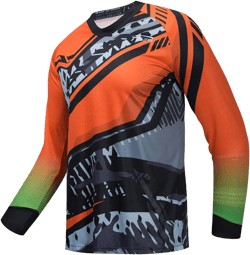 Men's Racing Shirts Summer Motocross Jersey Bicycle Sportswear MTB Jersey Long Sleeve Mountain Bike Clothes XX-Large Cd9555