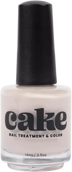 CAKE Healthy Nail Polish for Damaged Nails for Women, Nail Strengthener and Growth, Nail Repair for Damaged Nails, Fingernail Polish, Natural, Nail Concealer, Quick Dry, Long Lasting (See You Latte)