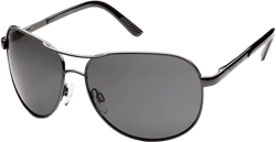 Suncloud Optics Aviator Sunglasses(Gun Metal,Gray Polarized) : Clothing, Shoes & Jewelry