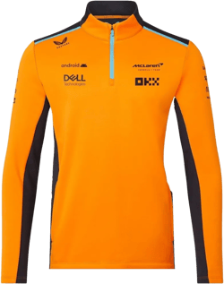 McLaren F1 Men's 2023 Team Quarter Zip Midlayer Jacket (3XL)