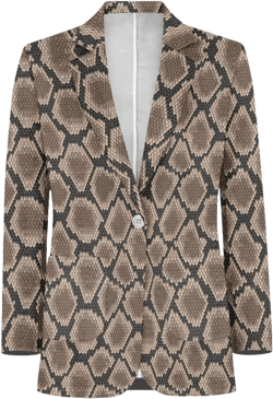 Sprowallow Men's Casual Blazer One Button Sport Coats Slim Fit Notched Lapel Blazers Lightweight Business Suit Jacket 5X-Large Snake Skin Print