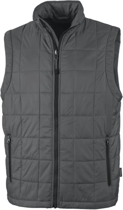 Charles River Apparel Men's Radius Quilted Packable Vest XX-Large Grey/Black