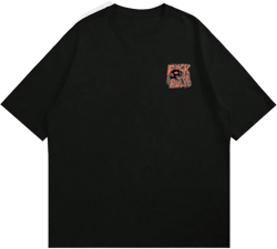 Summer Skull Graphic Tee - Bold Letter Print Short Sleeve T-Shirt for Men
