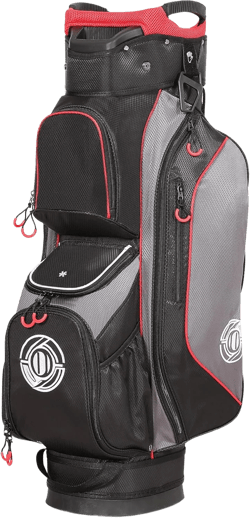 DWVO Golf Bag, Golf Cart Bag with Full-Length Dividers, Cart Golf Bag for Men Women, Golf Club Bags with Ergonomic Padded Strap, Zippered Pockets, Rain Hood