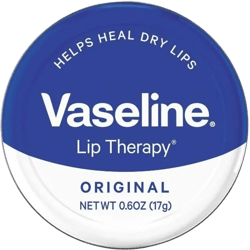 Vaseline Lip Therapy Lip Balm Tin, Original, 0.6 oz
