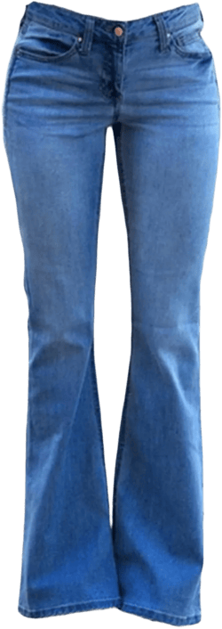 Andongnywell Women's Flare Jeans Mid Waist Bell Bottom Wide Leg Hem Denim Pants Flares Boot Cut Trousers X-Large Dark Blue