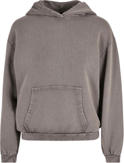 Build Your Brand Women's Acid Washed Oversized Hoodie
