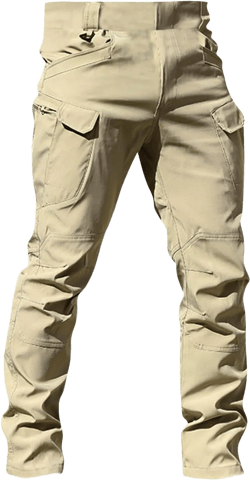 Mens Cargo Pants Baggy Outdoor Waterproof Hiking Work Pants Stretch Multi Pockets Lightweight Classic Tactical Sweatpant 01-khaki 3X-Large