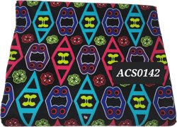 Black and Pink Ankara Fabric, ACS0142