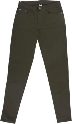 HDE Women's Mid-Rise Stretchy Denim Slim Fit Skinny Jeans Small Olive Green