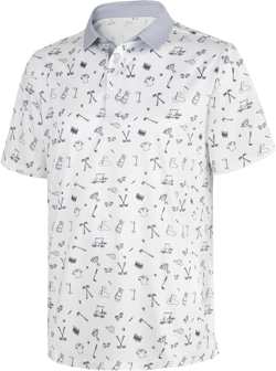 Mens Golf Shirt Seamless Mens Polo Shirts Fashion Print Mens Golf Polo Short Sleeve Dry Fit Golf Shirts for Men Medium Tb-31-white
