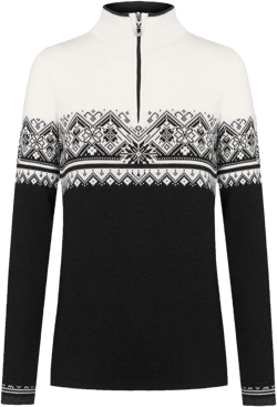 Dale of Norway Moritz Women’s Sweater - 100% Merino Wool Sweater for Women - Women’s Pullover Sweaters - Ladies Sweater Small Black White Darkcharcoal