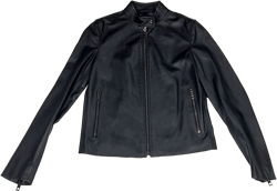 Bally 6230542 Black Lamb Leather Bomber Jacket MSRP $2000