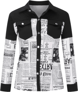 Women's Faux Leather Jacket Soft PU Snap Button Down Shirt Shacket Long Sleeve Motorcycle Fashion Leather Jacket XX-Large 02#white
