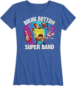 SpongeBob SquarePants - Bikini Bottom Super Band - Women's Short Sleeve Graphic T-Shirt