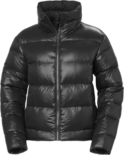 Helly-Hansen Courchevel Puffy Insulated Ski Jacket Womens Medium 990 Black