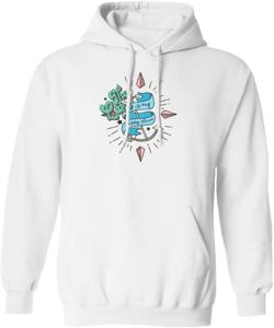 ***2 SIDED***  The Lake is My Happy Place HRCL LL 2 Sided G185 Pullover Hoodie