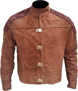 Battlestar Galactica Jacket Viper Pilot Brown Suede Bomber Leather Jacket For Mens