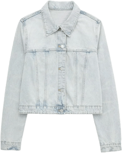 Summer New Women's Denim Tight Fitting Corset Jacket Half Skirt Set Baby Blue_a X-Small