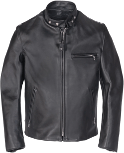 Schott NYC Single Rider Steerhide Leather Motorcycle Jacket Black 641 BLK