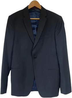 Paul Smith Black Single Button Wool Blazer