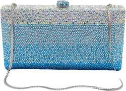 Luxury Crystal Clutch Purses for women Rhinestone Bride Wedding Party Evening Bag AB Stone Box Handbag for Prom Birthday