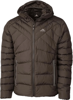 Pnuma Outdoors Palisade Jacket, Beluga, Hybrid Insulation, Water Repellent, YKK Aquaguard Zippers, Packable (PA-JK-BE) Medium Beluga