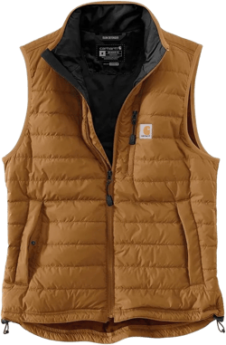 Carhartt Men's Rain Defender Relaxed Fit Lightweight Insulated Vest X-Large Tall Carhartt Brown