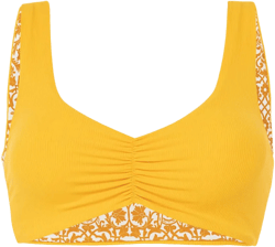 Maaji Amber Yellow Passion Classic Bralette Bikini Top