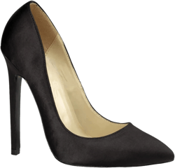 12CM/4.72IN Women's Elegant Temperament Wedding Party Pumps Stiletto Sexy Pointed High Heels Slip On Stiletto Court Shoes Ladies Sexy Pole Dancer Stripper Party 13 Black