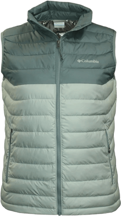 Columbia Mens White Out Omni-Heat Puffer Vest (US, Alpha, Medium, Regular, Regular, Niagara 350)