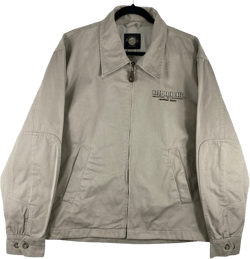Vintage Hard Rock Cafe Newport Beach 90's Light Brown Denim Jacket Size S