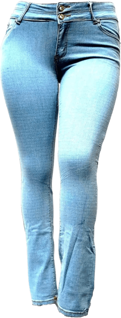 Jack David Y&F Womens Plus Size Curvy Stretch Relaxed Fit Straight/Skinny/Bootcut Denim Jeans Pants 14 Y&f Straight Leg Light Blue