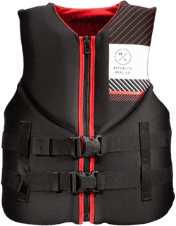 Hyperlite Men's Indy Life Jacket - Black/Red - 2XL