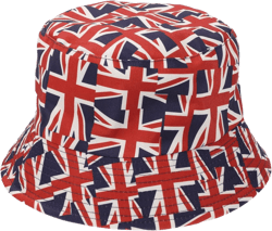 PRETYZOOM Union Jack hat women's sun hat British flag hat girls clothing girls hats summer sun cap celebration hat fisherman hat hats rice word boy girl party hat Miss