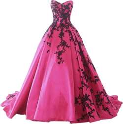Kivary Gothic Black Satin Lace V Neck A Line Long Prom Corset Wedding Dresses at Amazon Women’s Clothing store