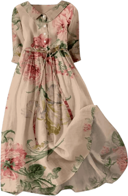 Women's Cotton Linen Casual Dresses 2024 Boho Flowy Dress Flowy Summer Midi Dresses Dressy Ladies Trendy Clothing