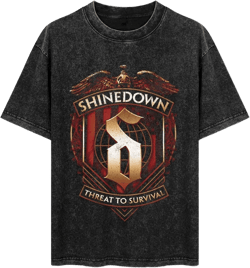 Shinedowns Vintage T Shirt Mens Fashion Tee Summer Classic Crew Neck Short Sleeve Tee Unisex