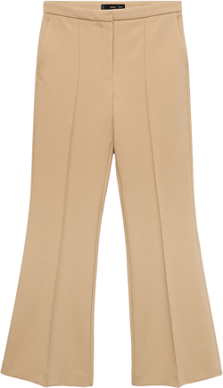 Flared suit trousers