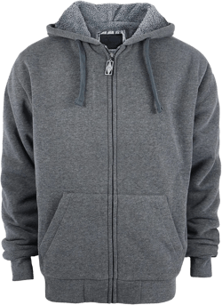 Heavy Thick Flannel Plaid Jacket Sherpa Fleece Lined Hoodies for Men Zip Up Winter Warm Coat Buffalo Zipper Sweatshirt Zfj105-dark Grey Large