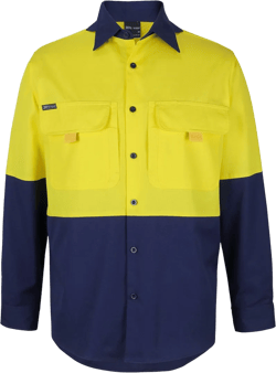JB's Hi Vis Ripstop L/S Fishing Shirt (6HNRL)