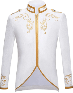 Mens Stylish Court Prince Black Velvet Embroidery Blazer Suit Jacket Suit Allover Sparkle Tuxedo for Party Dinner Prom at Amazon Men’s Clothing store